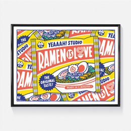 "Ramen er kærlighed" Print