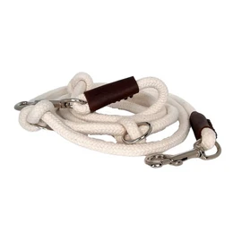 Just Cotton adjustable dog leash | Rope line Ecru