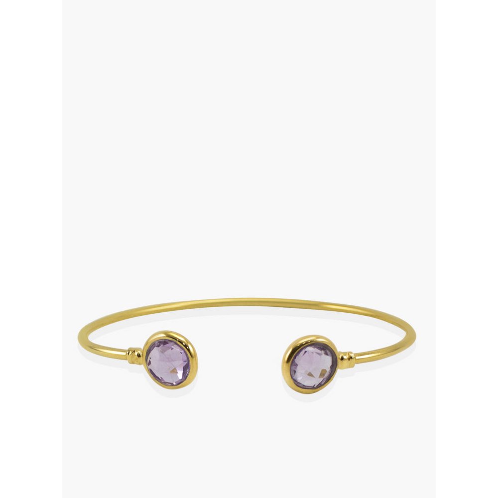 Capri Amethyst Cuff Bracelet