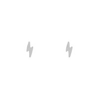 STUD EARRINGS LIGHTNING