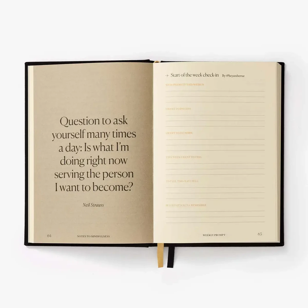 Opmerkingen voor Mindfulness Journal, dagelijkse begeleide reflectie
