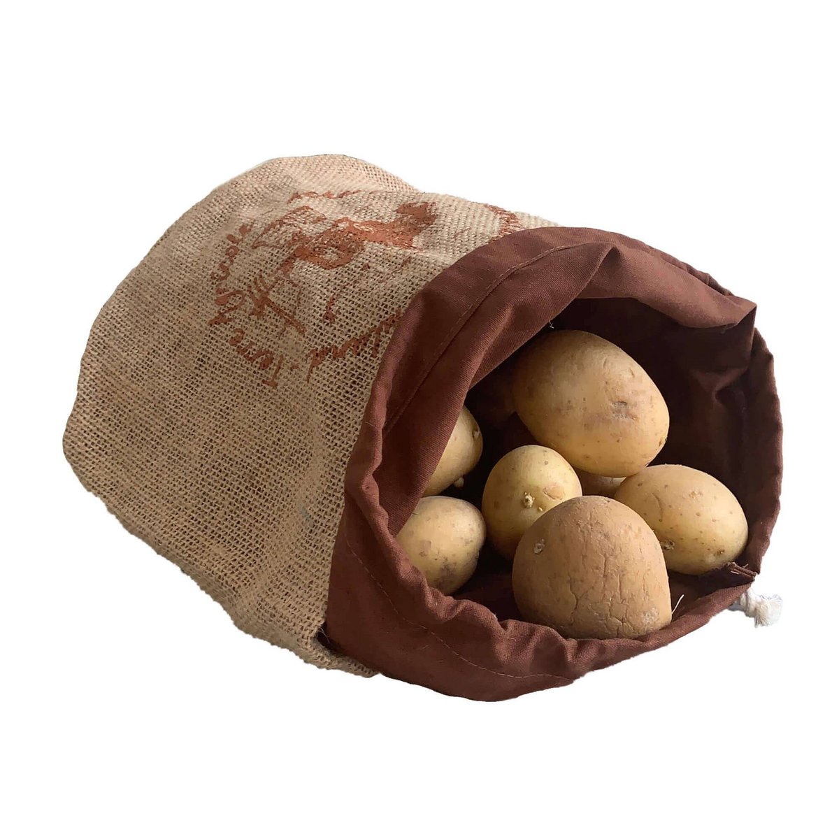 Władzka ziemniaczkowa i torba na chleb z podszewką z Gots Organic Cotton - Zero Waste