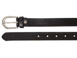 Timbelt Nerf leather belt 025/25 black