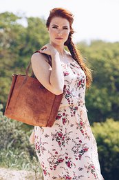 Bolso shopper Ganesha de piel