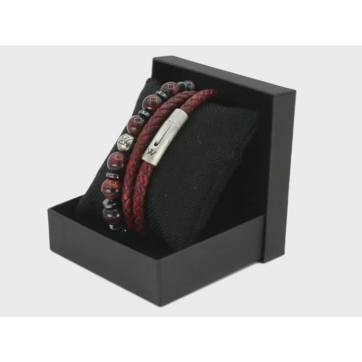 Leather bracelet 12mm - Civilis collection