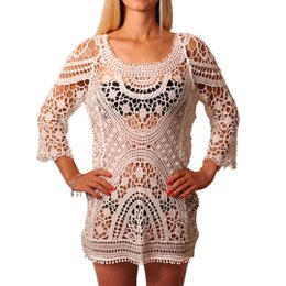 Robe bohème au crochet "Philippines"