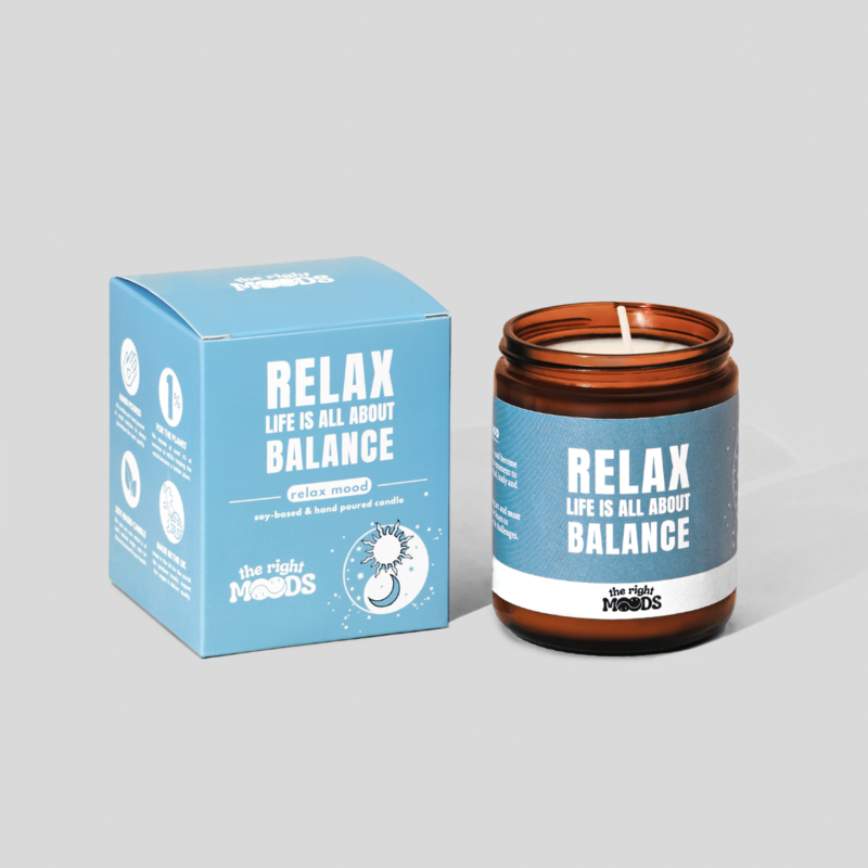 Gavelys – RELAX MOOD – Duftende håndlavet sojavoks