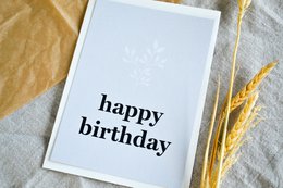 Postal "Feliz cumpleaños"