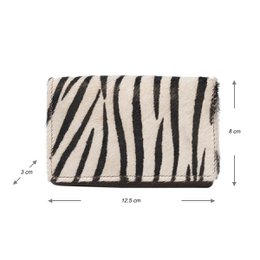 Cartera Mujer Piel Marron Oscuro RFID En 8 Estampas – Arrigo