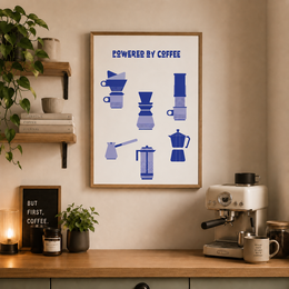 Vejen til kaffe plakat