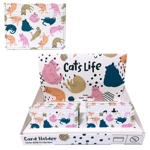 Cat's Life RFID Protection Card Holder