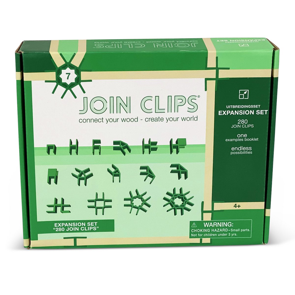 Schließen Sie sich Clips Construction Toys Expansion Set 280 an.