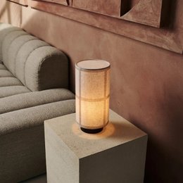 Sakura Dunkelbraune Tischlampe | Leinenmix-Schatten und stilvolle Beleuchtung