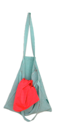 Recycled Cotton Shopper Bag Mint green
