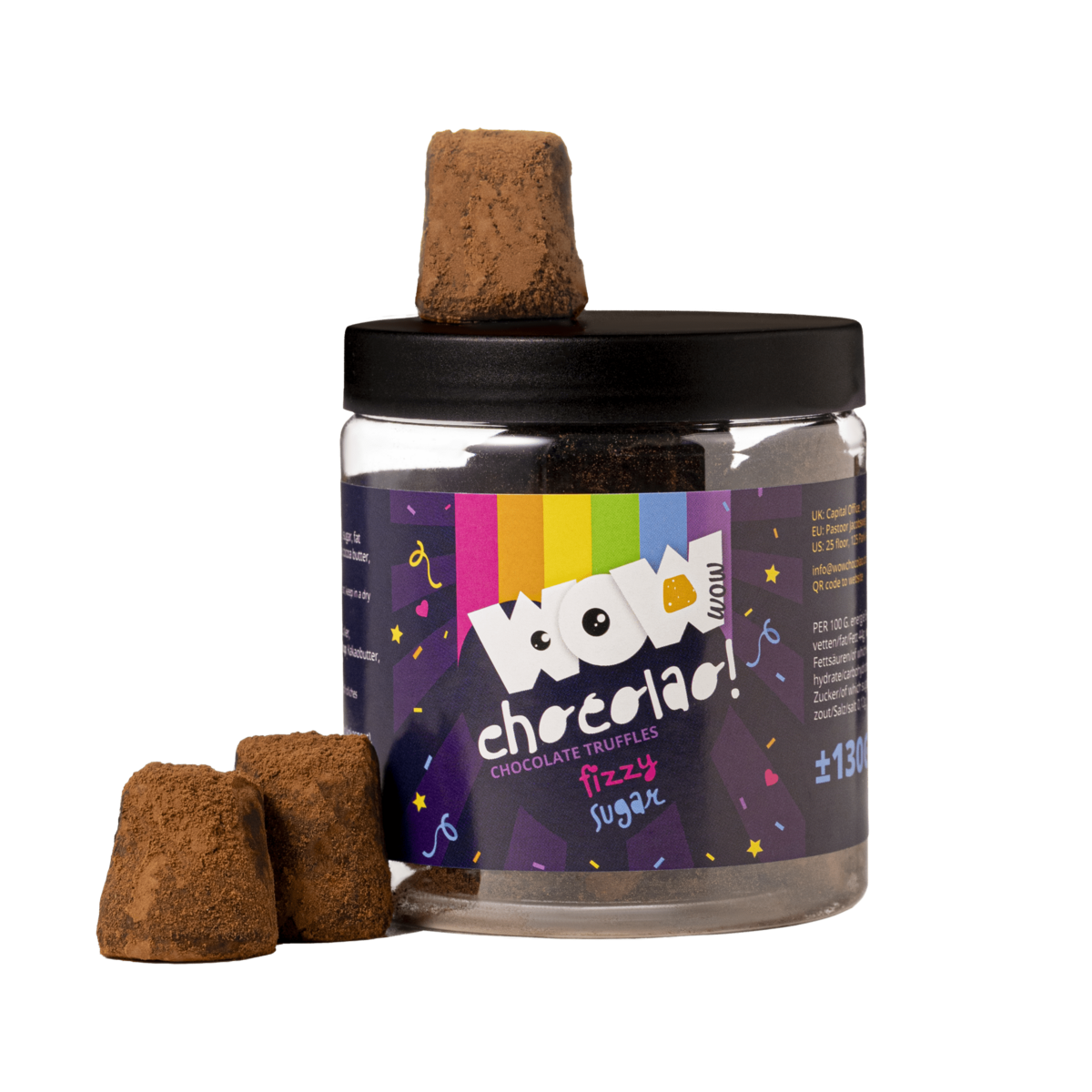 Popping Candy - Pride month chocolate truffles - Gifting jar 130g