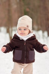 Giacca in peluche per bambini LEO BROWN