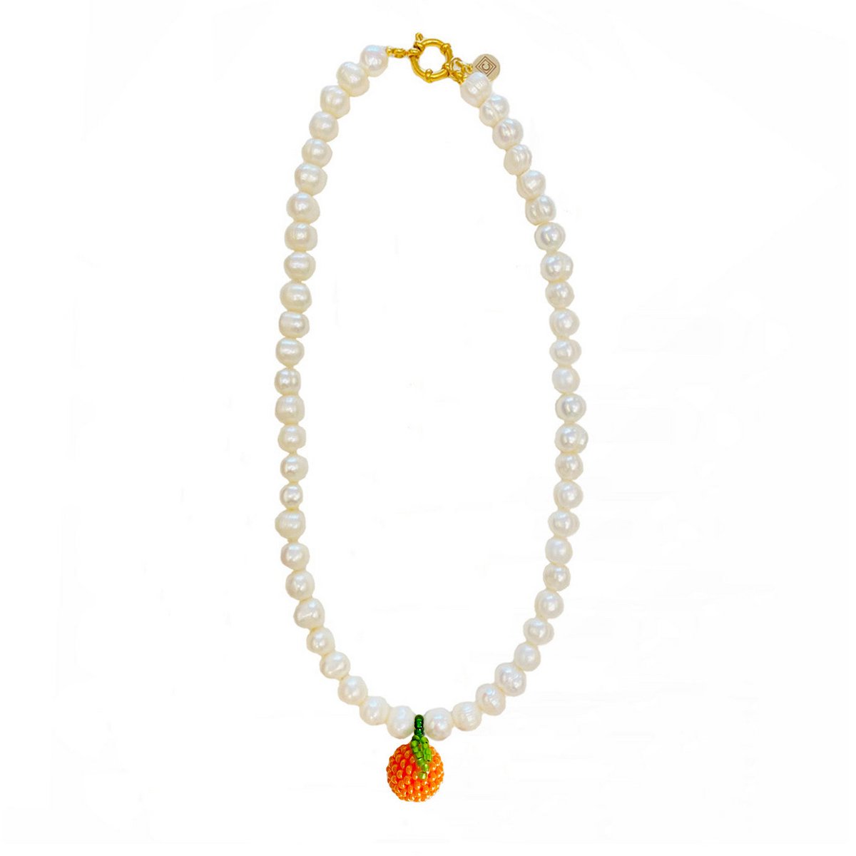 Zonsondergang gloed parelketting