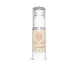 A moisturizing cream containing vitamin C to brighten and nourish the skin.