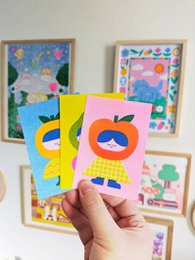 All Tiny Friends Risograph-Drucke: 9er-Set (A7-Format)