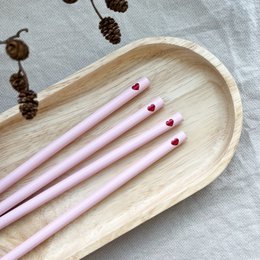 Pink Pink - Heart Red