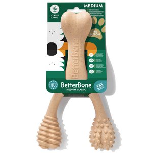 BetterBone Kauspielzeug Kauknochen - Large Medium Classic (ohne Nylon, CO2 neutral in Europa hergestellt)