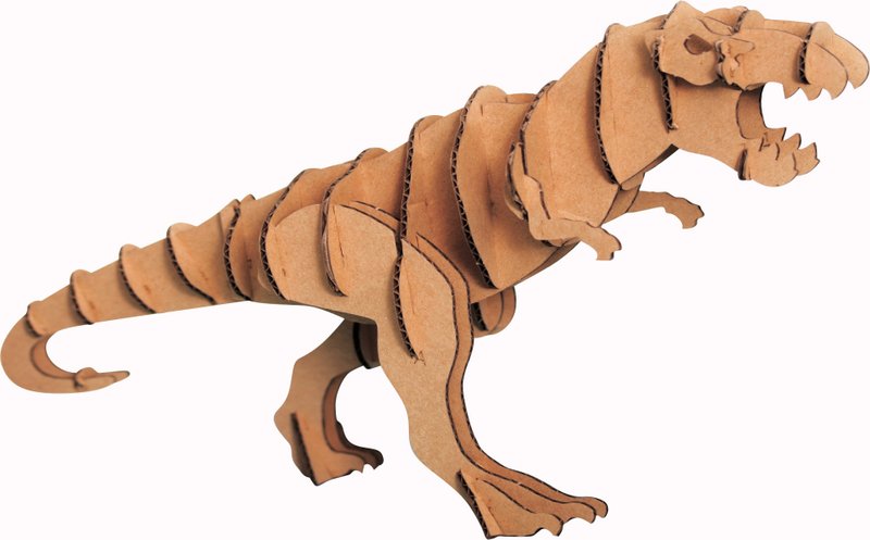 CARDBOARD TYRANNOSAURUS TROPHEE 150x150MM