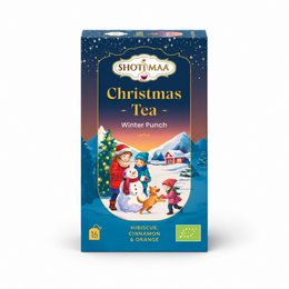 Tisane Bio Spéciale Noël - Chirstmas Tea - Winter punch - Hibiscus, pommes, cannelle, gingembre, clous de girofle, extrait d'orange