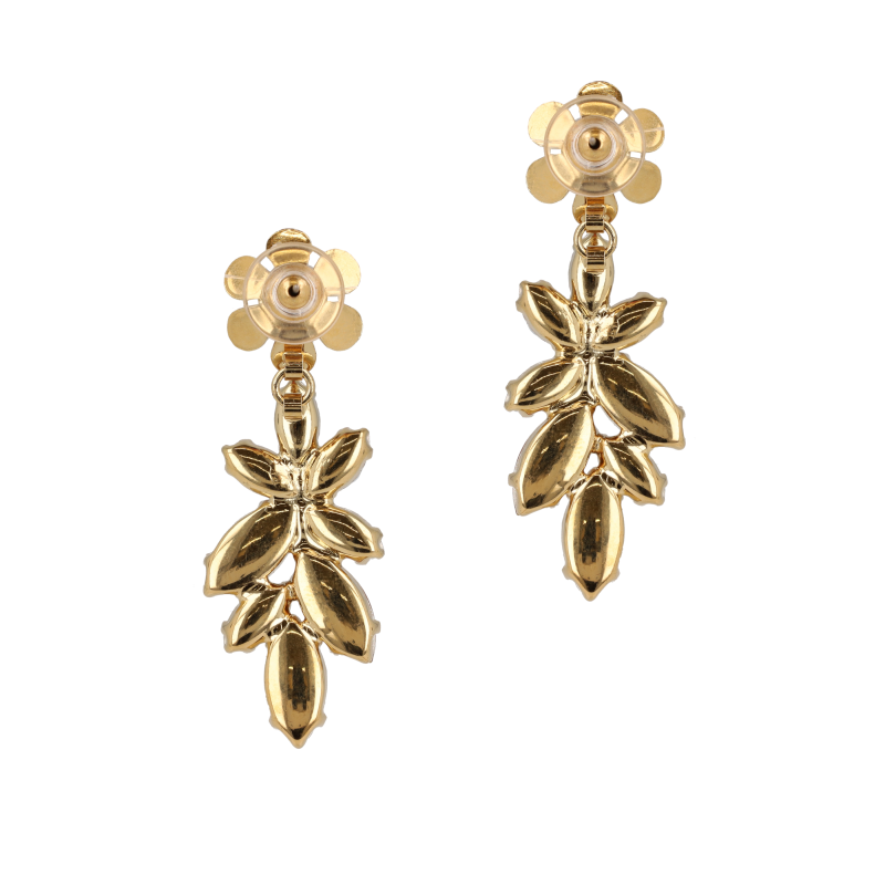 La Bloemen Purple Flower Earrings