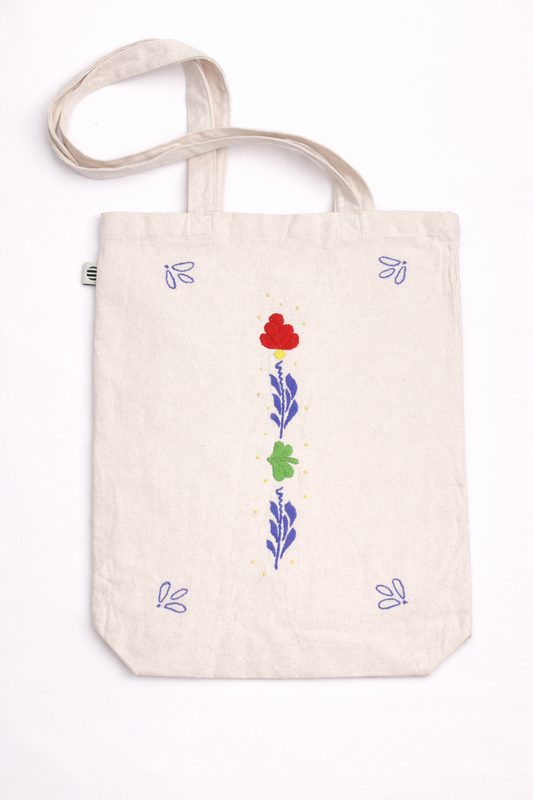 DIY Tote Bag Broderi Kit "Boerenbont"