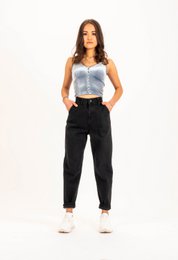 MOM-jeans til kvinder - High Waist - gensynet 80'er-stil