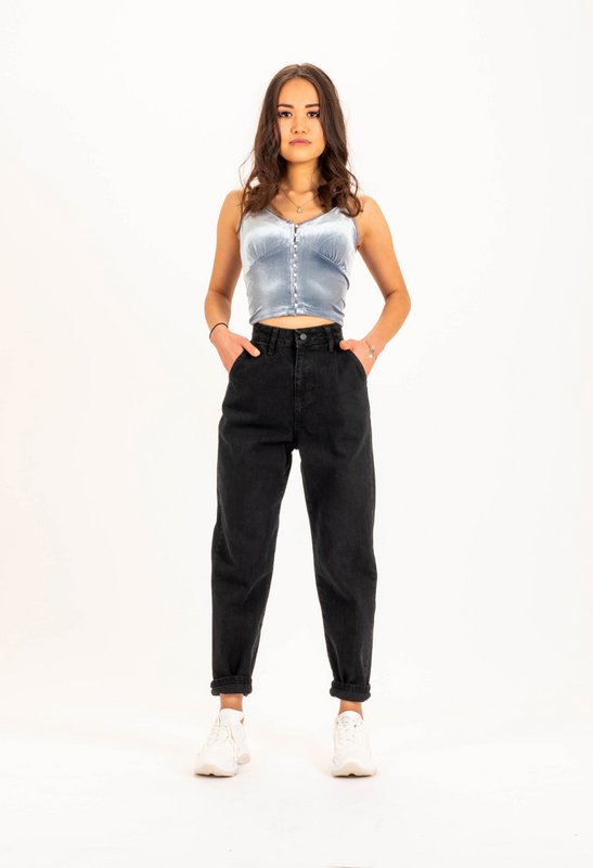 MOM-jeans til kvinder - High Waist - gensynet 80'er-stil