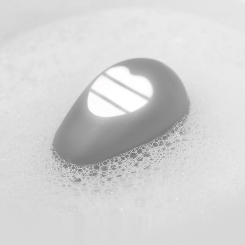 Bath thermometer pebble