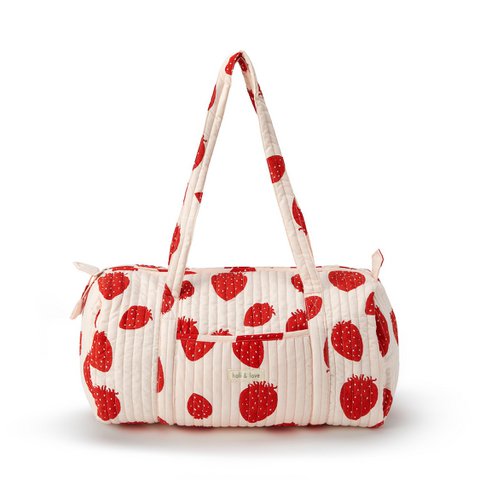 Wochenendtasche - Rosa Erdbeere