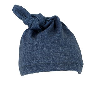 Babymütze Neugeborenes mit Knopfjeans OK 4144