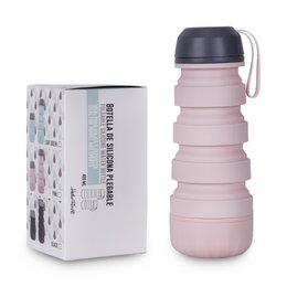 OPVOUWBARE FLES PASTEL ROZE HF