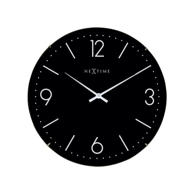 Horloge murale NeXtime Basic Dome 35 cm noir
