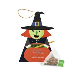ETS - Hexe "Hexenschuss", Halloween Geschenk, BIO Tee, 1 Pyramidenbeutel