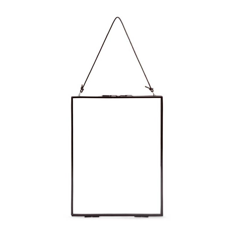 Photo Frame Metal Black with Lock 20x26x0.7cm