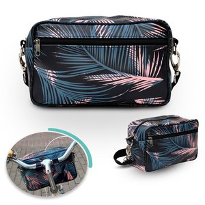 Lenkertasche Fahrradtasche für Lenker mit abnehmbarem Schultergurt Wasserdicht Bike Bag - Retro Palma