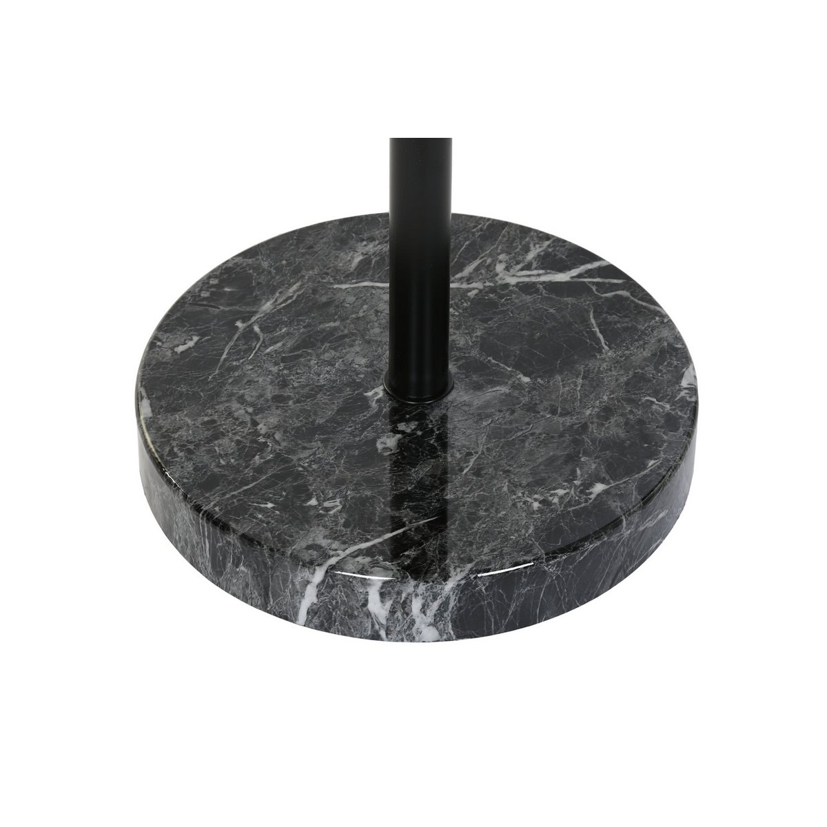 Kleiderbügel aus Metall und Holz, 30 x 30 x 177 cm, ähnlicher schwarzer Marmor, PP199671