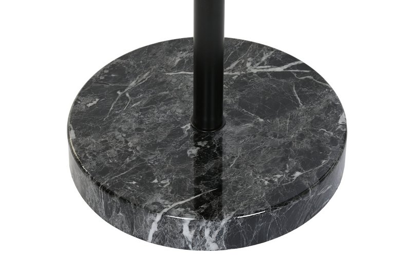 PERCHERO METAL MADERA 30X30X177 SIMIL MARMOL NEGRO PP199671