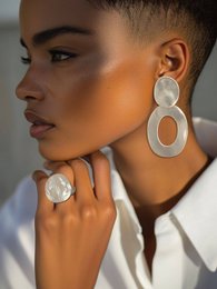Orecchini Meke color argento