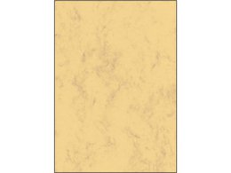 Designpapier Sigel A4 200grs marmer zandbruin pak van 50 bakjes
