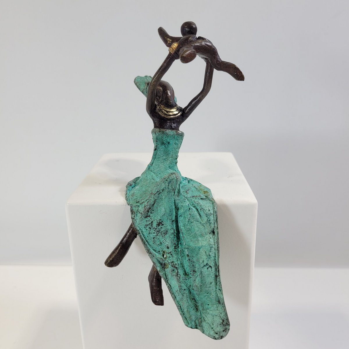 Bronzeskulptur "Flying Baby" af Karim Sana | 15 cm | forskellige farver
