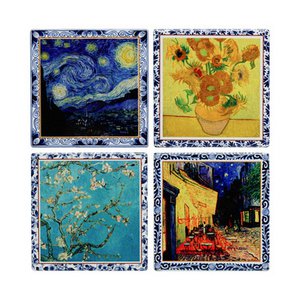 Coasters from Gogh Color set of 4