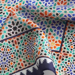 Square Scarf Blue Madiya