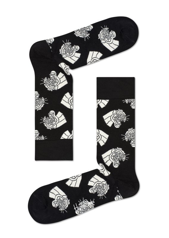 Happy Socks XBLW09-9003 Sort & hvid gaveæske