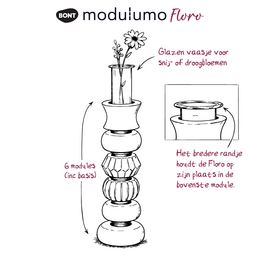 Modulumo – Floro – 12 stuks + gratis houten display!