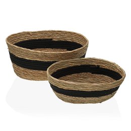 OVAL NATURKURV MED HÅNDTAG