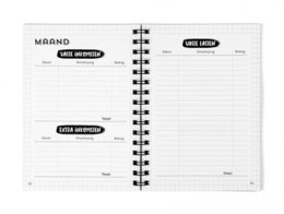 Budget Planner Cash Book A5 // Black and White Household Booklet